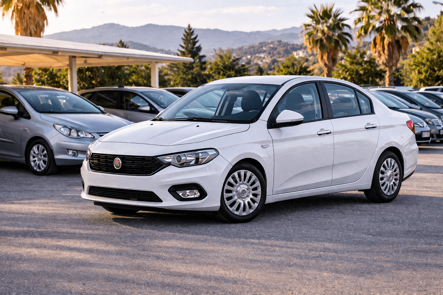 Fiat Tipo Sedan 1.4 (2019) Άσπρο Λιμουζίνα -Sedan Fiat Stilo 1.4 (2004)